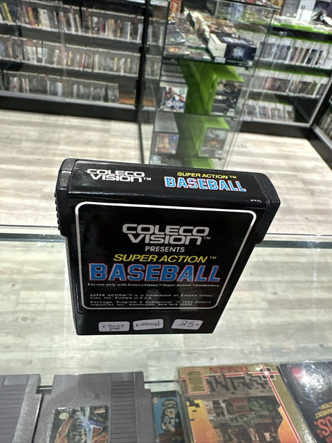 Super Action Baseball (Colecovision, 1983) Cartridge Manual + Score Pad!