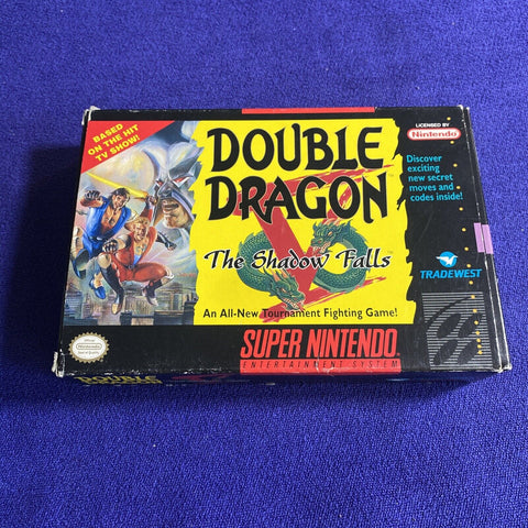 Double Dragon V: The Shadow Falls (Super Nintendo) Authentic SNES CIB Complete