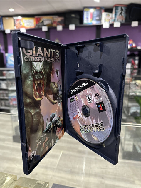 Giants: Citizen Kabuto (Sony PlayStation 2, 2001) PS2 CIB Complete Tested!