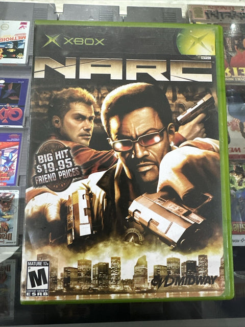 Narc (Microsoft Original Xbox, 2005) Complete Tested!