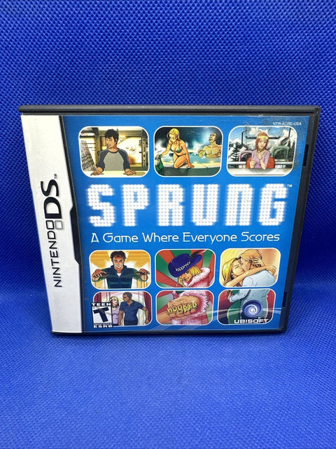 Sprung (Nintendo DS, 2005) CIB Complete Tested!