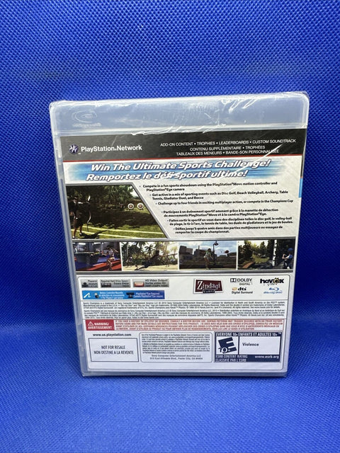 NEW! Sports Champions (Sony PlayStation 3, 2010) PS3 Factory Sealed!