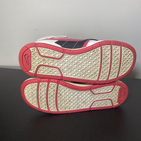 Nike 6.0 Air Mogan Mid Pink + White High Tops Kids 6Y Women’s 7.5 - 442446-100