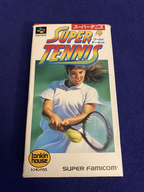 Super Tennis (Super Famicom SFC SNES) Japan Import Complete CIB