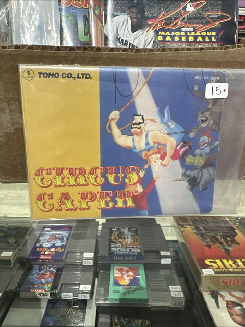 Circus Caper NES Instruction Manual Booklet Only