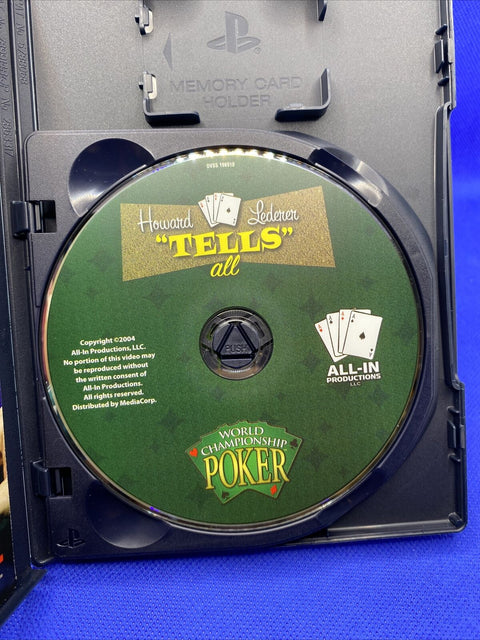 World Championship Poker DVD Edition (Sony PlayStation 2, 2004) PS2 CIB Complete