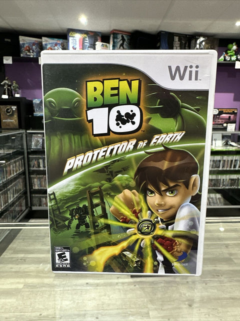 Ben 10: Protector of Earth (Nintendo Wii, 2007) CIB Complete Tested!
