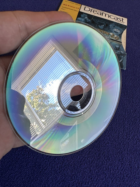 Official Sega Dreamcast Magazine Web Browser 2.0 Disc + Sleeve