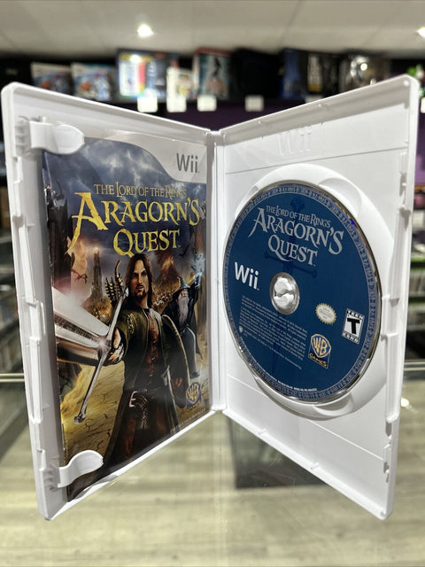 Lord of the Rings: Aragorn's Quest (Nintendo Wii) CIB Complete Tested!