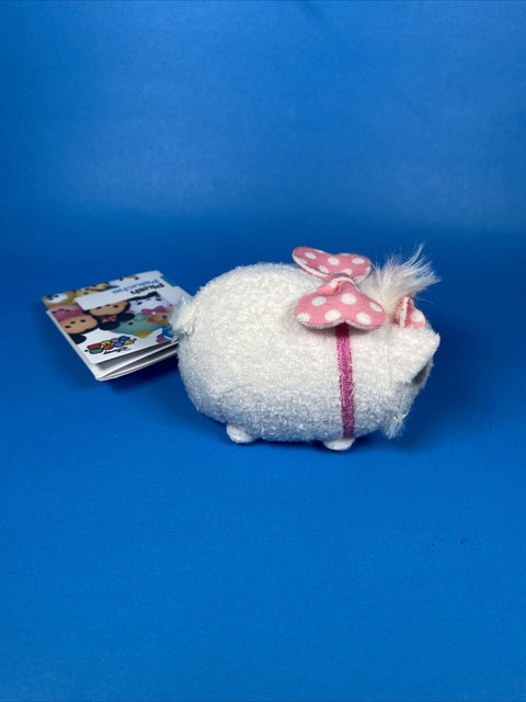 NEW! Disney Tsum Tsum 3.5” Mini Plush - White Marie Polka Dot Bow The Aristocats