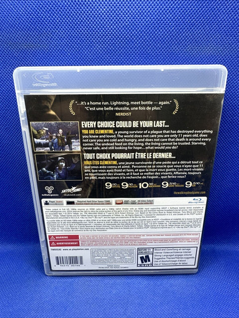 The Walking Dead Season Two (Sony PlayStation 3, 2014) PS3 Tested