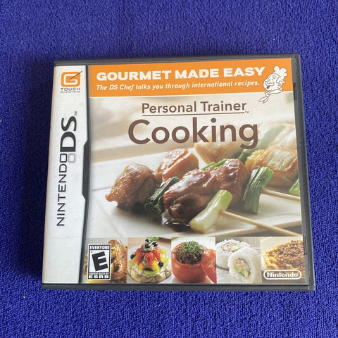 Personal Trainer: Cooking (Nintendo DS, 2008) NDS CIB Complete - Tested