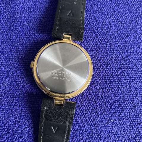 Vintage Disney Lorus Mickey Mouse Unisex Watch w/ Leather Band - Needs Battery