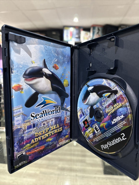 SeaWorld: Shamu's Deep Sea Adventures (Sony PlayStation 2, 2005) PS2 Complete