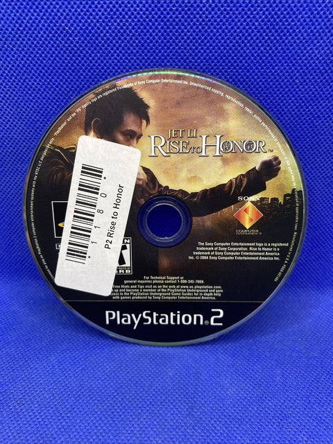 Rise to Honor - Black Label (Sony PlayStation 2, 2004) PS2 CIB Complete - Tested