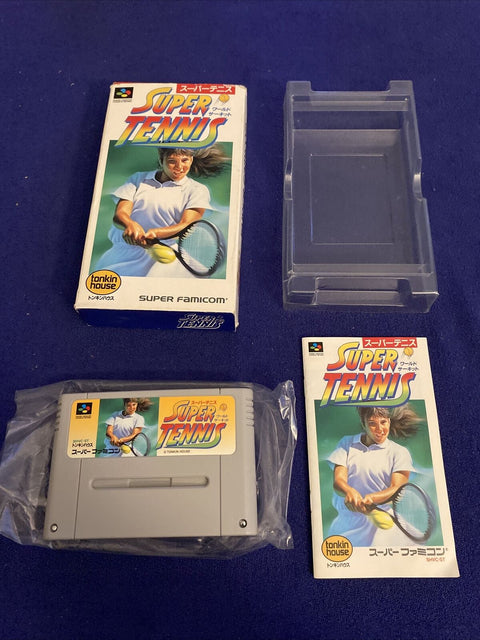 Super Tennis (Super Famicom SFC SNES) Japan Import Complete CIB