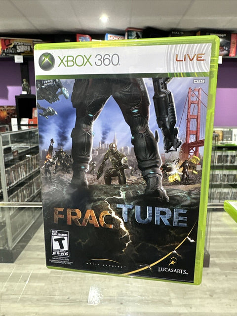 Fracture (Microsoft Xbox 360 Microsoft) Complete Tested!