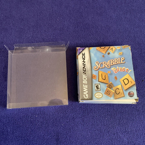 Scrabble Blast (Nintendo Game Boy Advance, 2005) GBA In Box w/ Protector Tested!