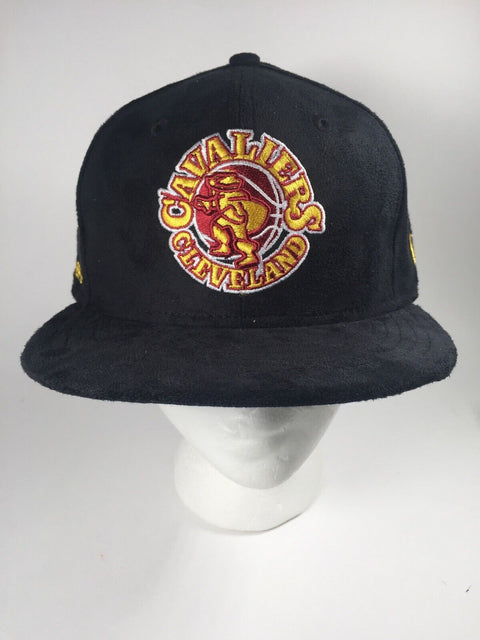Cleveland Cavaliers Velvet NBA New Era 9Fifty - Black Hardwood Strapback Hat Cap