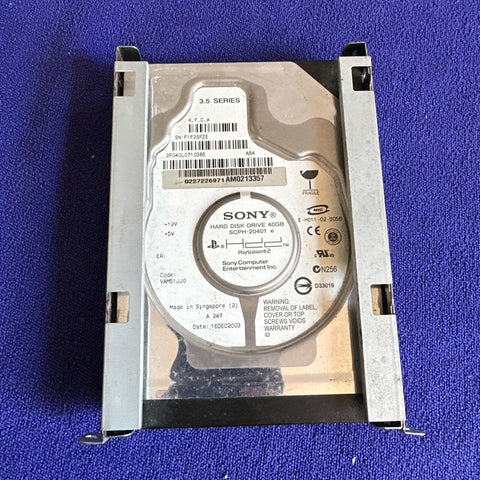 Sony PlayStation 2 Hard Disk Drive 40GB OEM SCPH-20401 Official HDD - Untested