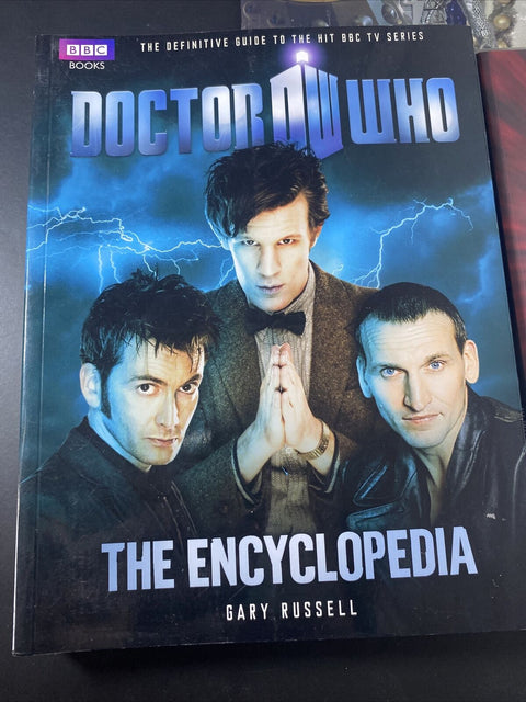 Doctor Who Assorted Paperback Book Lot Of 3 - FAQ, Encyclopedia, Memorabilia