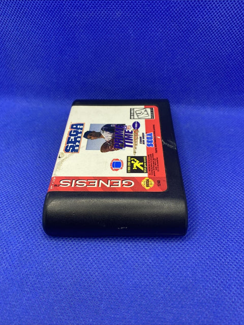 Prime Time NFL Starring Deion Sanders (Sega Genesis, 1995) Authentic Cartridge