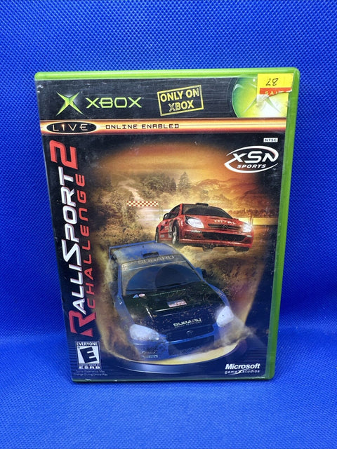 RalliSport Challenge 1 + 2 Lot (Microsoft Original Xbox) Both Complete + Tested!