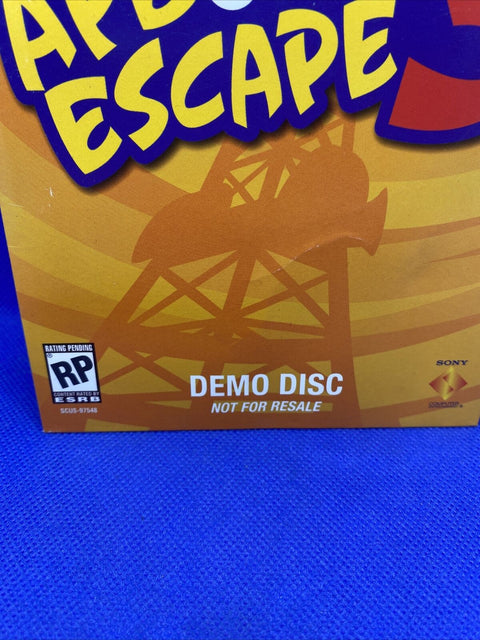 Ape Escape 3 - Demo Disc NFR (Sony PlayStation 2) PS2 w/ Cardboard Sleeve Tested