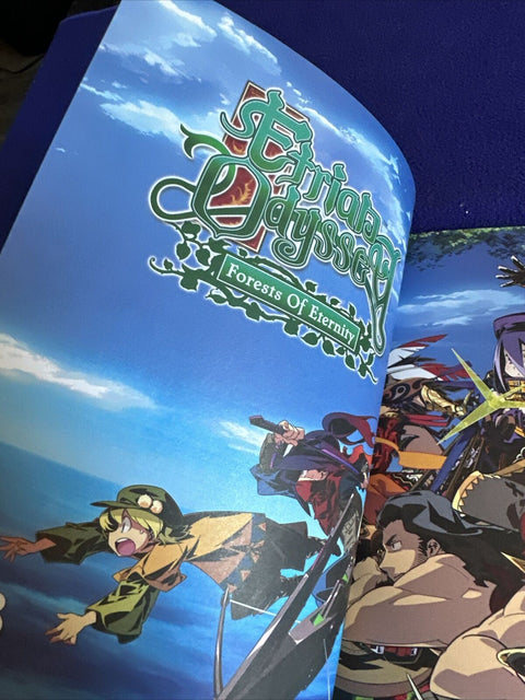 Etrian Odyssey Forests Of Eternity Pre Order Bonus Artbook Drowned City DS Clean