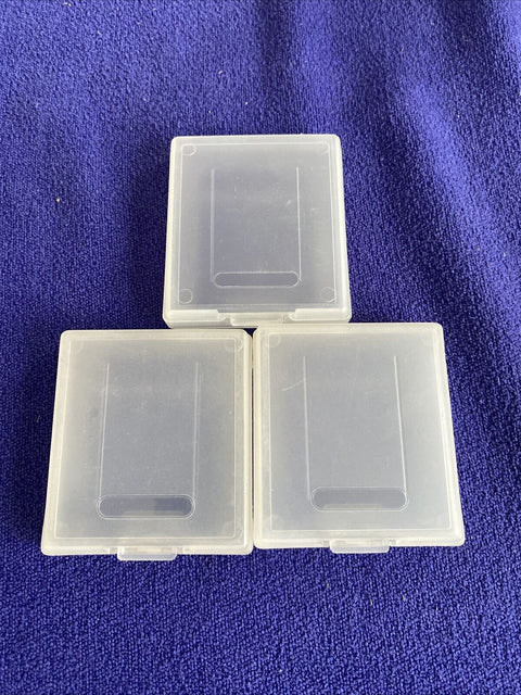 Lot Of 10 Game Boy Transparent Dust Cover Game Cartridge Gameboy Plastic Cases