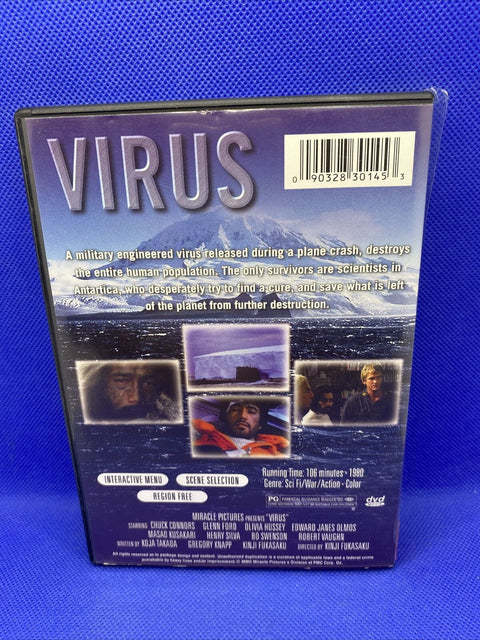 Virus - Welcome to the Dead of Winter DVD - Chuck Connors Glenn Ford