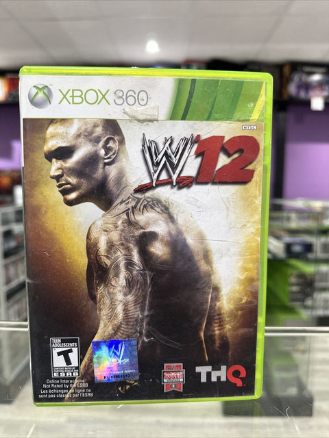 WWE '12 (Microsoft Xbox 360, 2011) Tested!