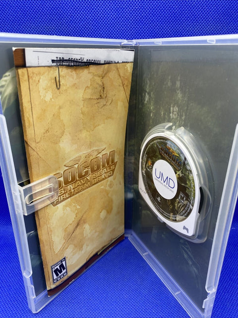 Socom US Navy Seals Fireteam Bravo 1 + 2 Lot (Sony PSP) CIB Complete Tested!