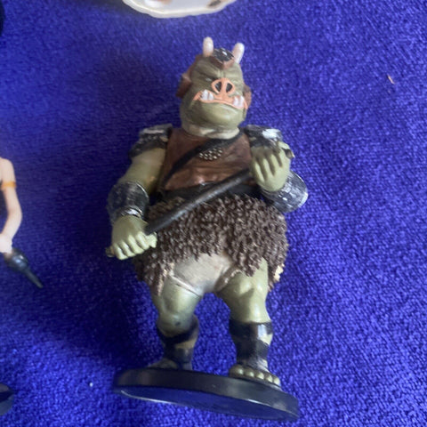 Lot of 4 Star Wars Figures - Disney Store, Burger King - Leia, Luke Skywalker