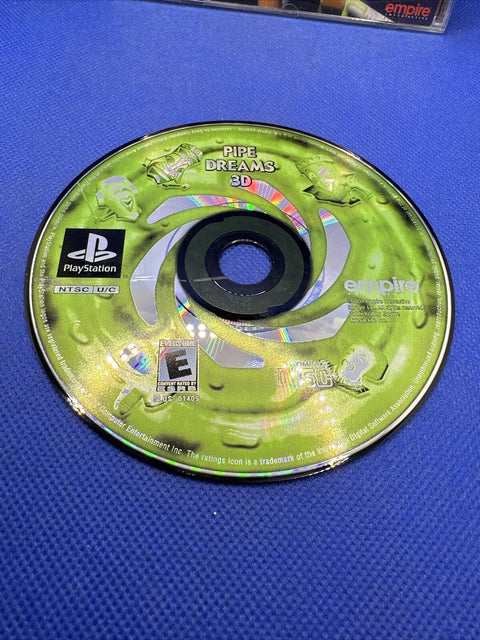 Pipe Dreams 3D (Sony PlayStation 1, 2001) PS1 CIB Complete - Tested!