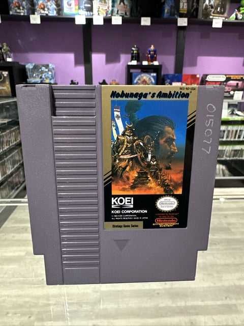 Nobunaga's Ambition (Nintendo NES, 1989) Authentic Cartridge Only - Tested!