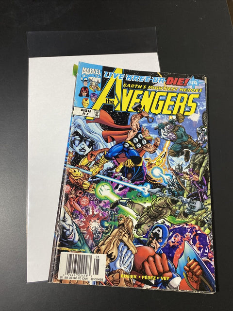 The Avengers Earth’s Mightiest Heroes No. # 7 1998 - Marvel Comics - 4 Of 4