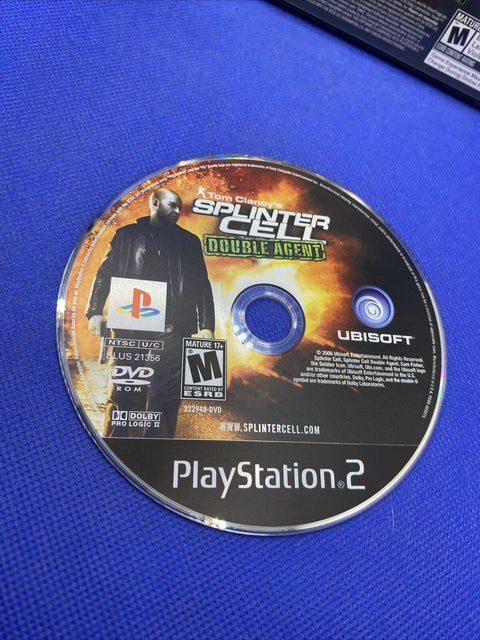 Tom Clancy's Splinter Cell: Double Agent (Sony PlayStation 2, 2006) PS2 Complete