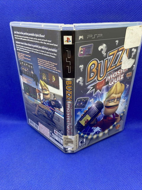 Buzz Master Quiz (Sony PSP, 2008) CIB Complete, Tested!