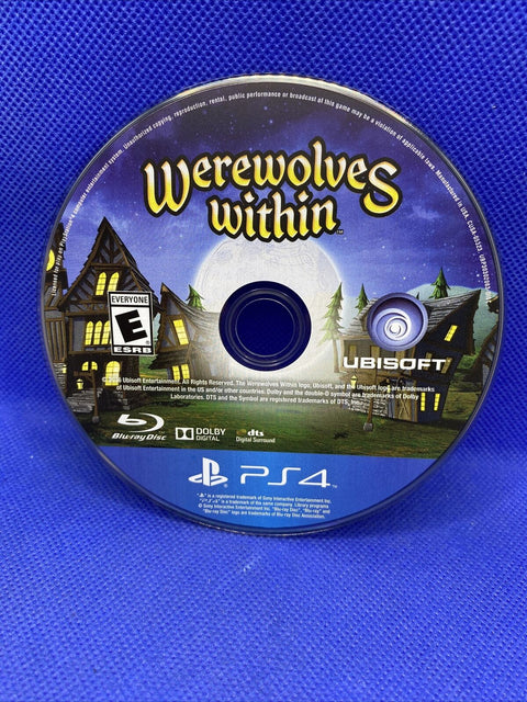 Werewolves Within (Sony Playstation 4, 2016) Playstation VR PS4 - Tested!