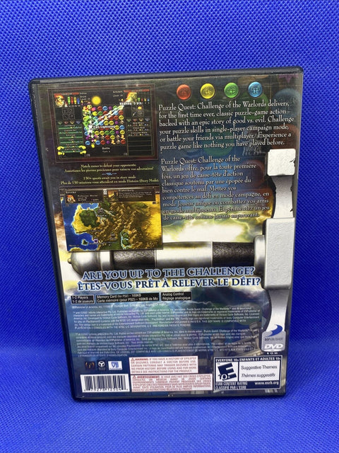 Puzzle Quest Challenge of the Warlords (Sony PlayStation 2, 2007) PS2 Complete