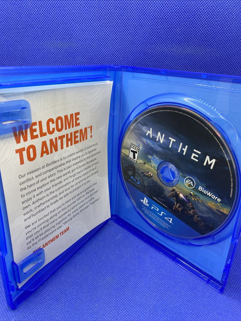 Anthem (Sony PlayStation 4 PS4, 2019) CIB Complete - Tested!