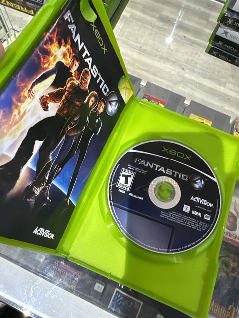 Fantastic 4 (Microsoft Original Xbox, 2005) Complete Tested!