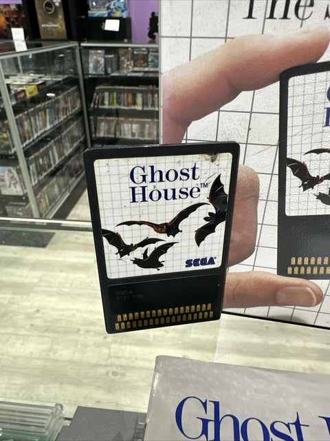 Ghost House The Sega Card (Sega Master System, 1986) SMS Complete Tested!