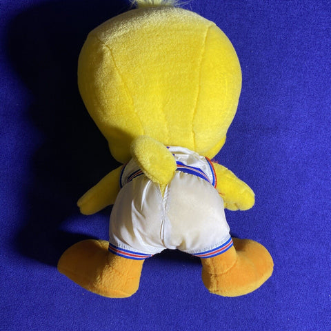 Vintage Tweety Bird Tune Squad Space Jam 12" Plush Looney Tunes 1996