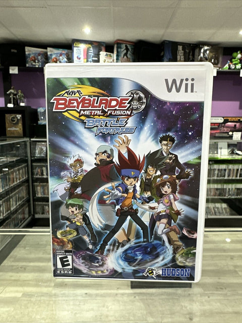 Beyblade: Metal Fusion Battle Fortress (Nintendo Wii, 2010) CIB Complete Tested!