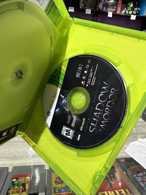 Middle-earth: Shadow of Mordor (Microsoft Xbox 360, 2014) Complete Tested