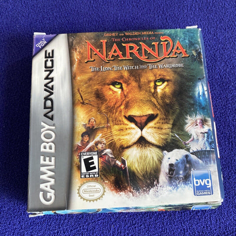 Chronicles of Narnia (Nintendo Game Boy Advance) GBA CIB Complete w/ Poster