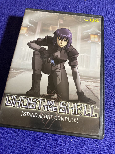 Ghost in the Shell Stand Alone Complex SAC DVD Lot - Region 1 Anime 4 DVD’s