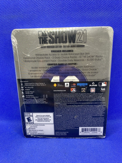 NEW MLB The Show 21 Jackie Robinson Edition (Microsoft Xbox One/Series X) Sealed